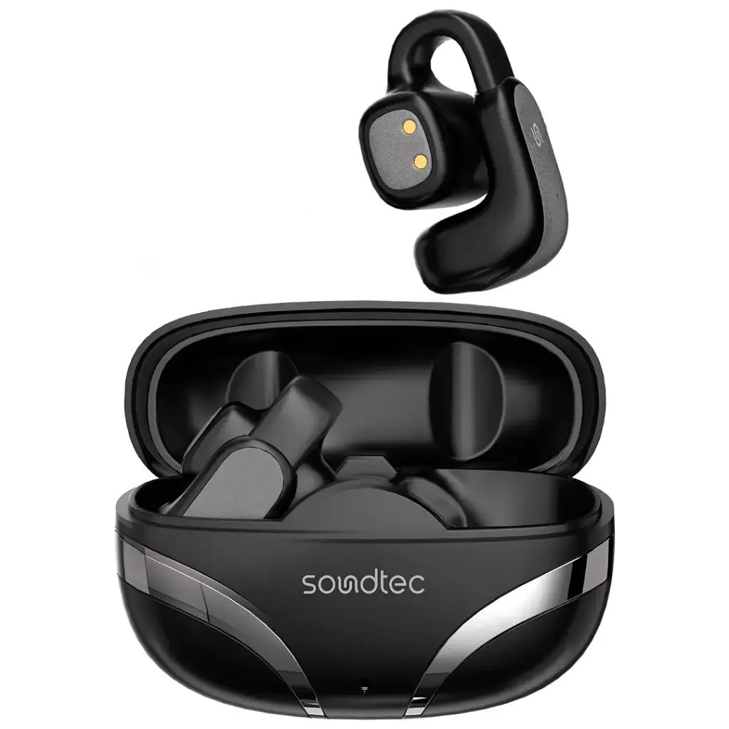 Porodo Soundtec Flexfit Open-Ear Clip-on Wireless Earbuds