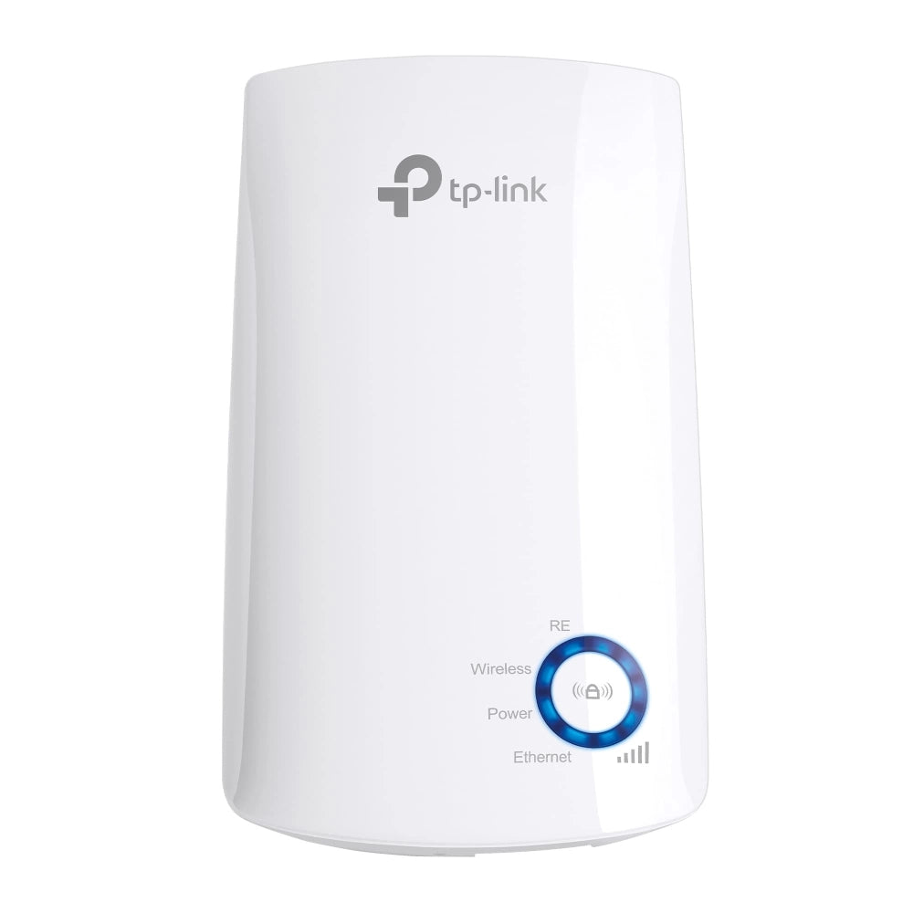 TP-Link TL-WA850RE 300Mbps Universal Wi-Fi Range Extender - Single Band 2.4GHz, Ethernet Bridge, 1-Tap Setup, Wall Mounted, Works with Any Wi-Fi Router, White
