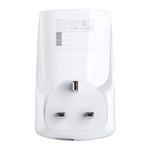 TP-Link TL-WA850RE 300Mbps Universal Wi-Fi Range Extender - Single Band 2.4GHz, Ethernet Bridge, 1-Tap Setup, Wall Mounted, Works with Any Wi-Fi Router, White