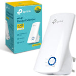 TP-Link TL-WA850RE 300Mbps Universal Wi-Fi Range Extender - Single Band 2.4GHz, Ethernet Bridge, 1-Tap Setup, Wall Mounted, Works with Any Wi-Fi Router, White
