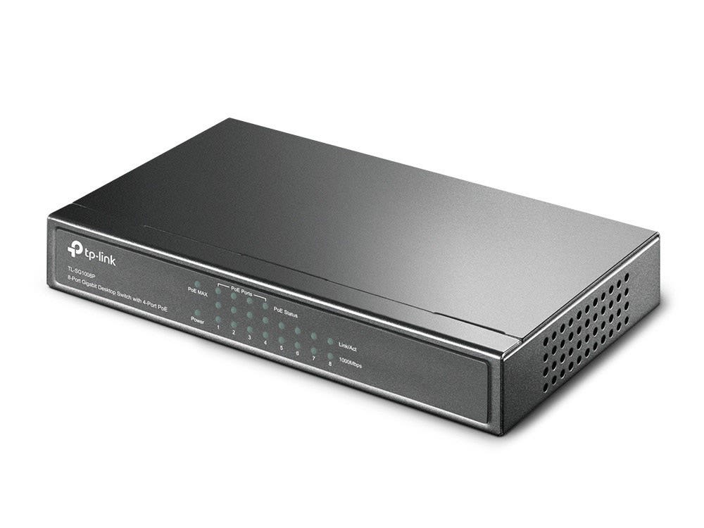TP Link 8-Port Gigabit Desktop PoE Switch
