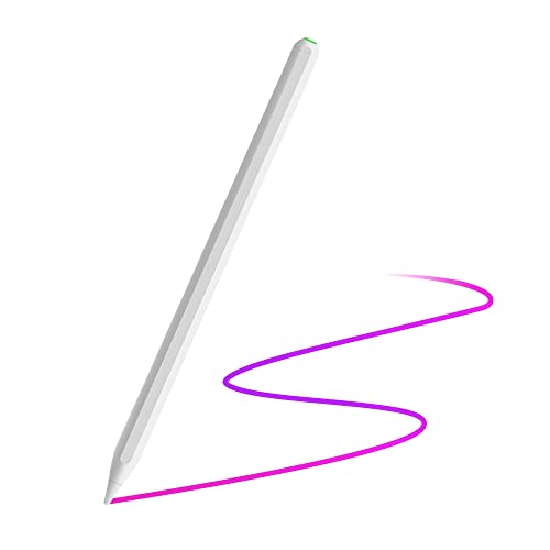 Eacam Active Capacitive Pen Stylus Pen with Magnetic Charging Palm Rejection Sensitive Touch Smooth Writing compatible with ipad ni (6th generation)/ Pro Series/Air (4th/5th generation)