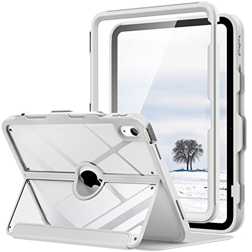 MoKo for iPad (A16) 11th/10th Generation Case with Pencil Holder, Navy Blue
