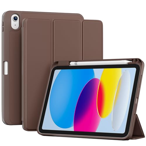 ProCase for iPad A16 11th/10th Generation Case with Pencil Holder -Purple