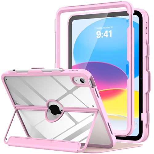 MoKo for iPad (A16) 11th/10th Generation Case with Pencil Holder, Navy Blue