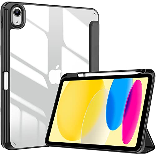 ProCase for iPad A16 11th/10th Generation Case with Pencil Holder, Navy