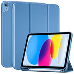 ProCase for iPad A16 11th/10th Generation Case with Pencil Holder -Purple