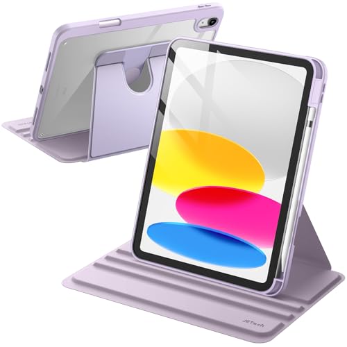 JETech 360° Rotating Case for iPad (A16) 11th/10th Gen, Navy