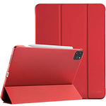 ProCase Smart Case for iPad Air 13 (M3) 2025/ (M2) 2024/ iPad Pro 12.9 Inch 6th/5th/4th/3rd Generation 2022/2021/2020/2018, Slim Stand Hard Back Shell Smart Cover -Wine