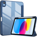 ProCase for iPad A16 11th/10th Generation Case with Pencil Holder, Navy