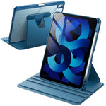 JETech 360° Rotating Case for iPad Air 11" M4/M3/M2, Air 5/4 10.9", Purple