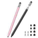 NALACAL Stylus Pens: 2-in-1 High Sensitivity & Precision Capacitive Stylus for iPhone/iPad Pro/Tablets/Samsung/Galaxy/PC (4-Pack)