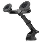 Porodo Dax-L Dual MagSafe Car Phone Mount with Adjustable Telescopic Arm - Black