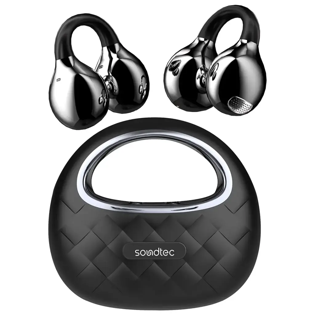 Porodo Soundtec Vogue Open-Ear Clip-on Wireless Earbuds