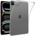 Case for iPad Pro 11 M4 11-inch 2024, Lightweight Soft TPU, Anti-Scratch Ultra Transparent Tablet Back Cover, Shockproof Impact Resistant for iPad Pro 11-inch M4 2024, Clear