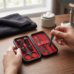 Green Lion 7-In-1 Manicure Set - Black