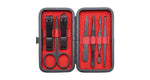 Green Lion 7-In-1 Manicure Set - Black