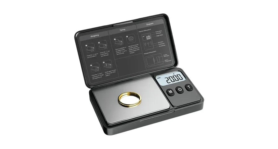 Green Lion Jewelry Scale with High Accuracy Weighing – Black