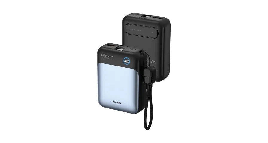 Green Lion Lynk 10000mAh Power Bank - Black
