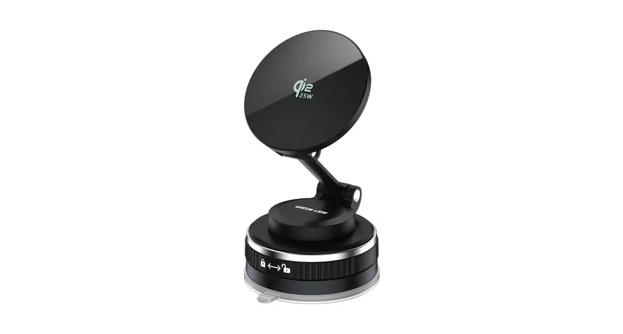 Green Lion Mag Volt Car Charger & Phone Holder - Black