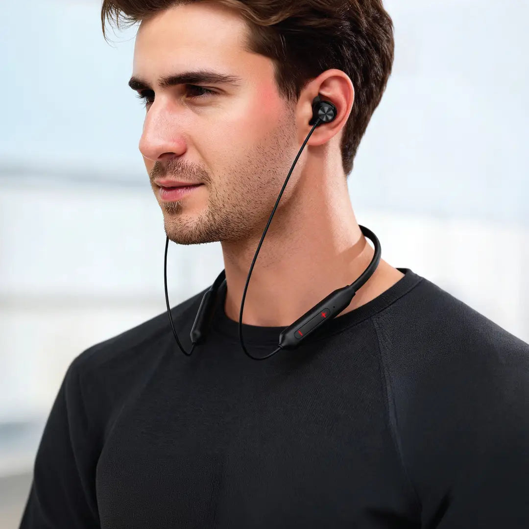 Green Lion Move X Wireless Neckband - Black