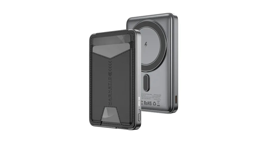 Green Lion Mag Mate 5000mAh Power Bank with Card Holder