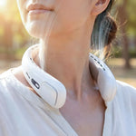 Green Lion Neck Flex Portable Neck Fan - White