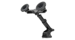 Porodo Dax-L Dual MagSafe Car Phone Mount with Adjustable Telescopic Arm - Black