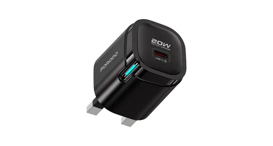 محول حائط USB-C من بورودو تكتو - أسود