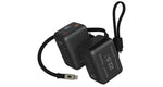 Porodo Voltra 10000mAh Power Bank with Retractable Type-C Cable - Black