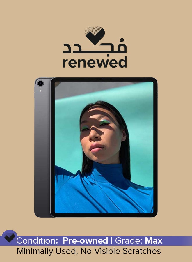 Renewed - iPad Pro 2018 (1st Gen) 11inch 256GB Wi-Fi Space Grey With FaceTime