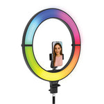 Green Lion 18" Foldable Ring Light - Black