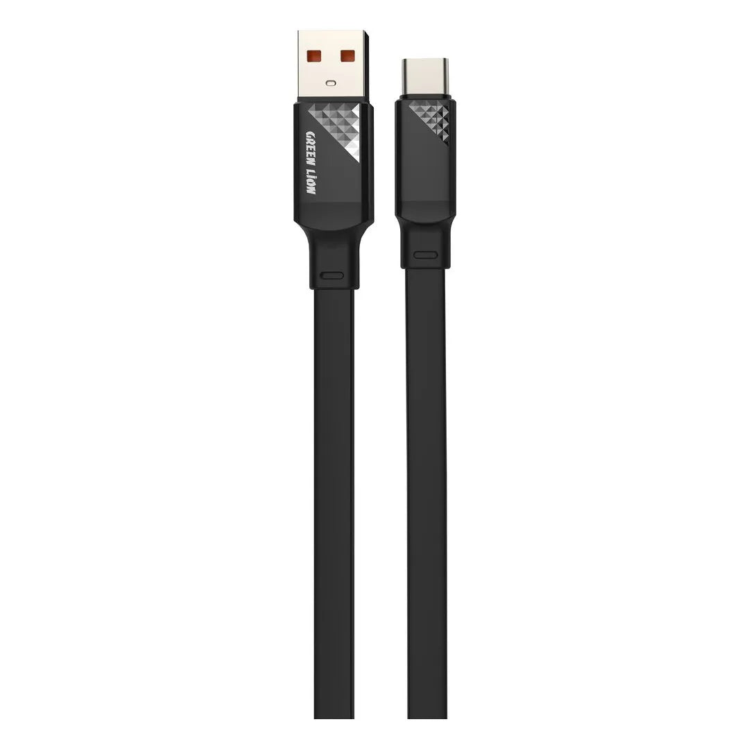 كابل جرين ليون USB-A إلى USB-C من TPE - أسود