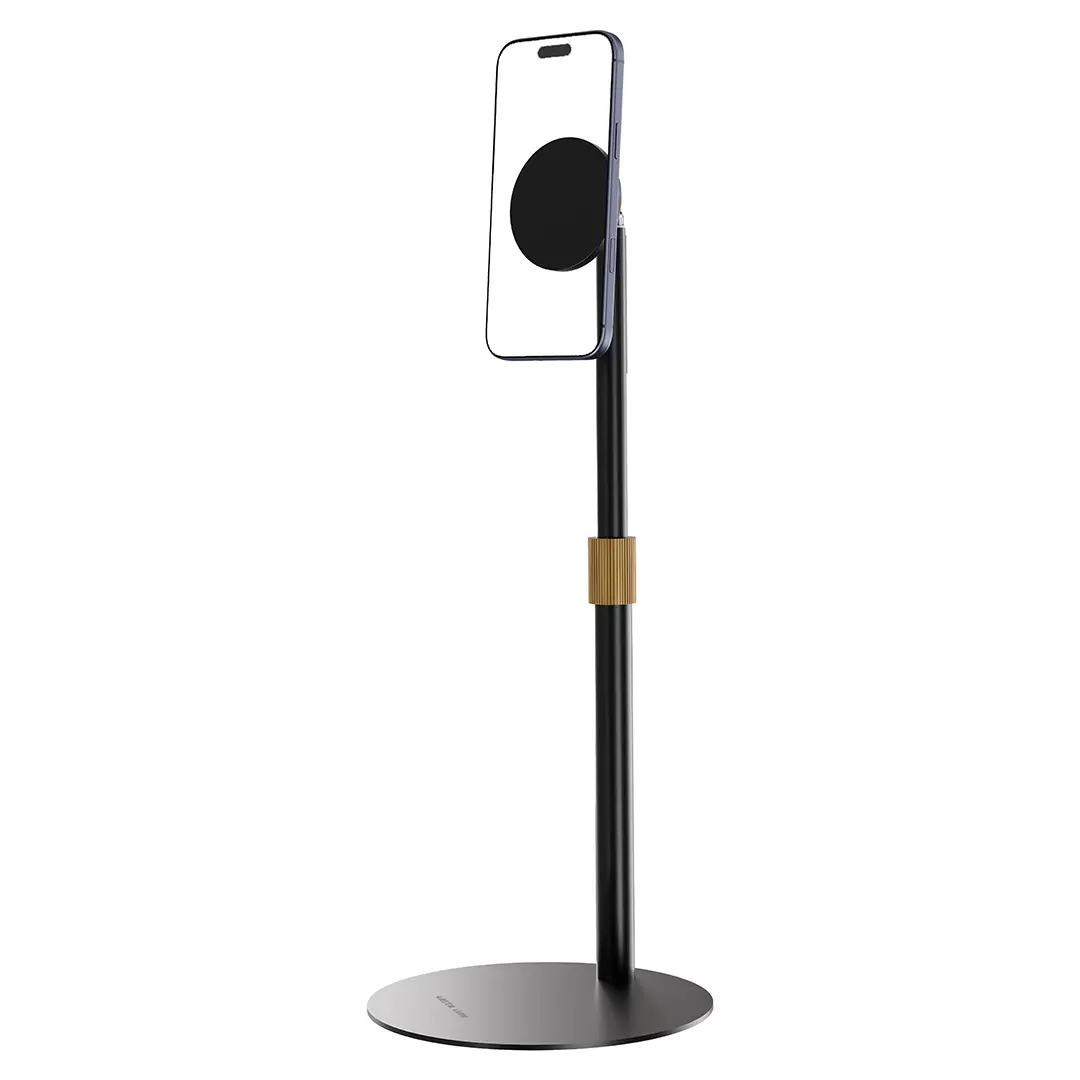 Green Lion Flex Stand Desktop Phone Holder - Black