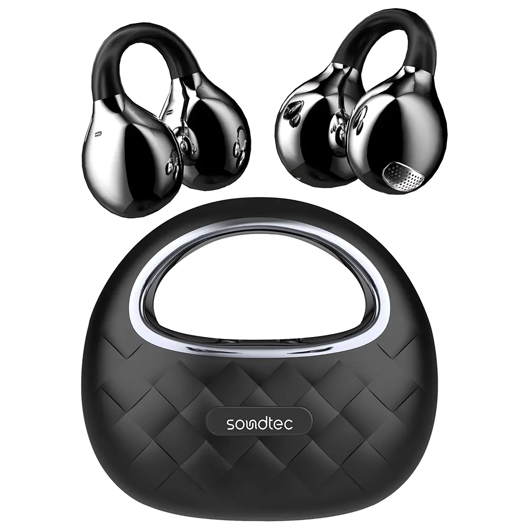 Porodo Soundtec Vogue Open-Ear Clip-on Wireless Earbuds