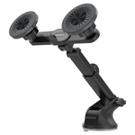 Porodo Dax-L Dual MagSafe Car Phone Mount with Adjustable Telescopic Arm - Black