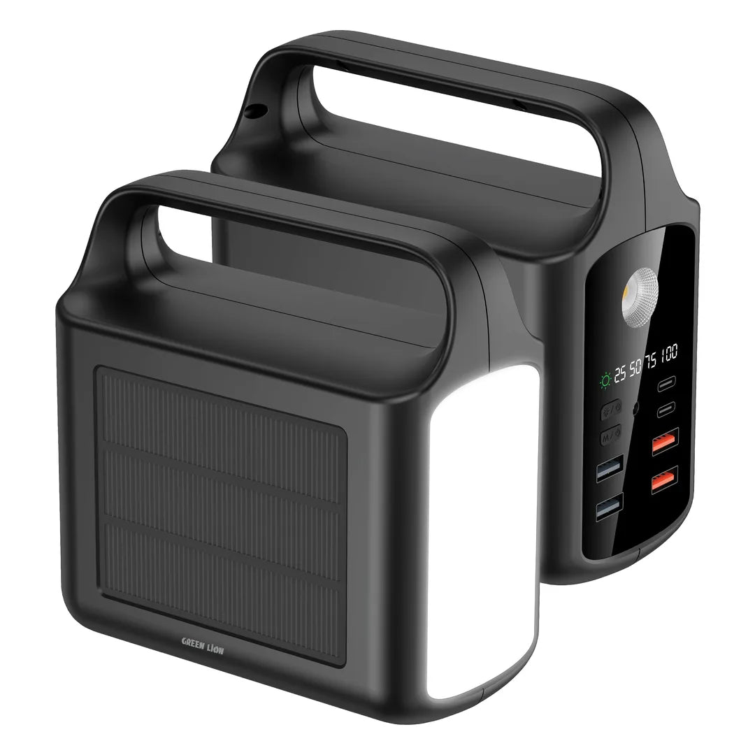 Green Lion Solar Xtreme Power Bank - Black